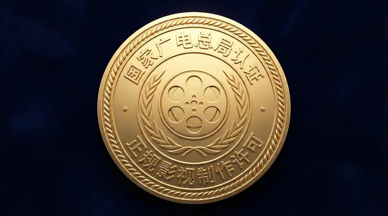精彩视频获得国家广电总局颁发的正规影视制作许可认证金色徽章